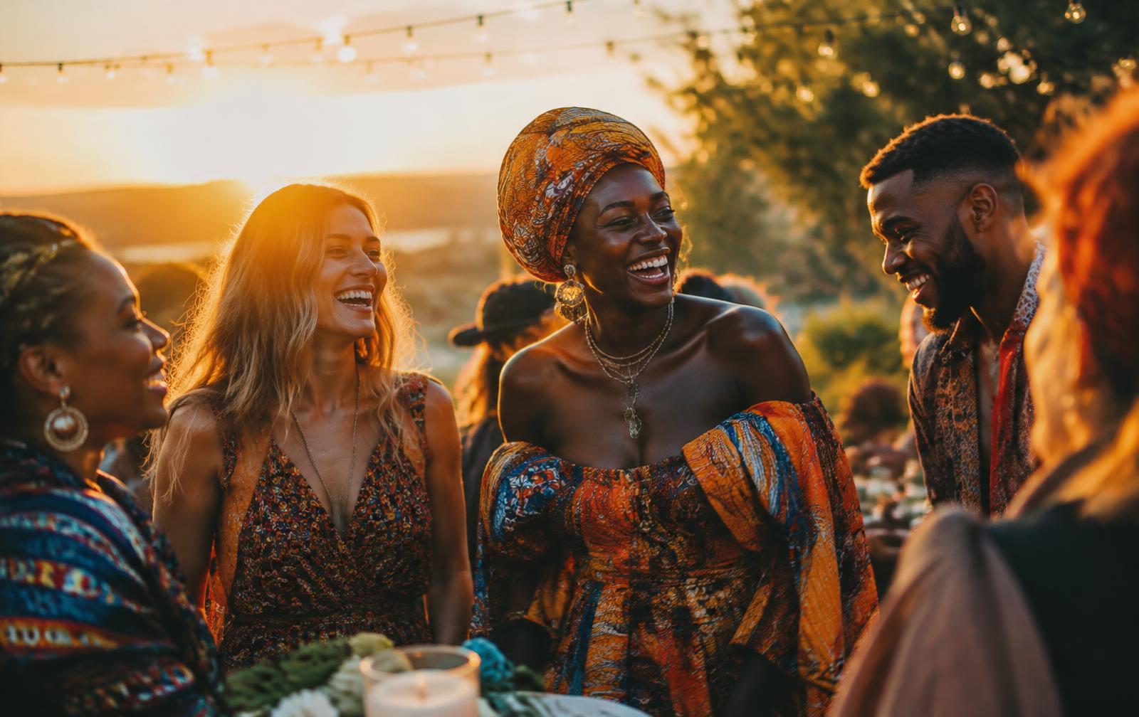 Diaspora community celebrating together